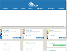 Tablet Screenshot of filmolux.com.fr